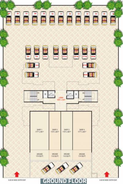Images for Cluster Plan of Yushan Realty Ventures Maple Carniva