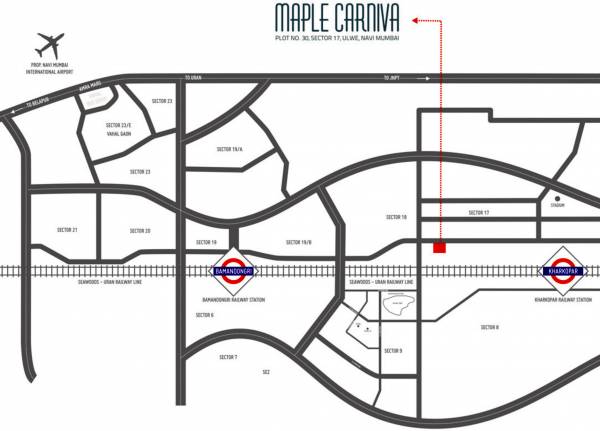 Images for Location Plan of Yushan Realty Ventures Maple Carniva