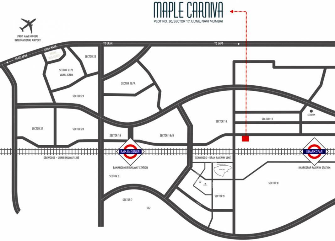 Images for Location Plan of Yushan Realty Ventures Maple Carniva