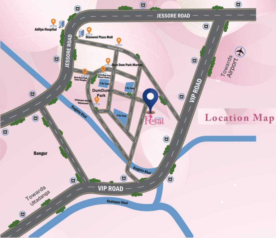  petal Images for Location Plan of Star Petal