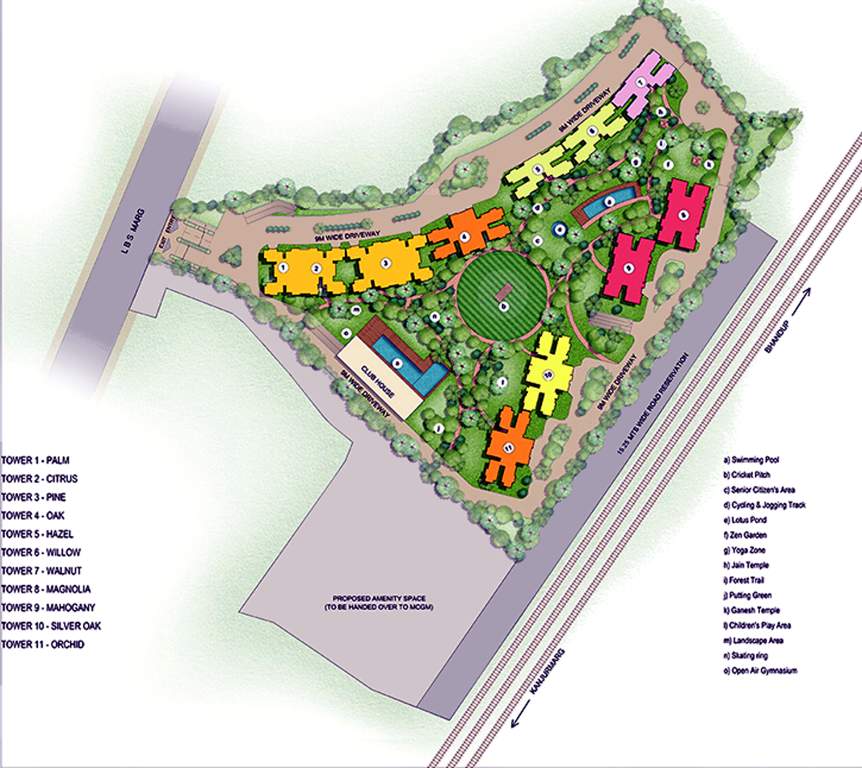  lily at runwal forest Images for Master Plan of Runwal Forests