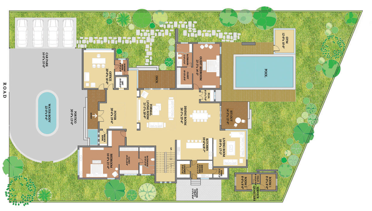  highland park Cluster Plan
