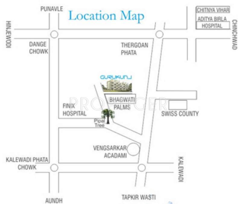  gurukunj Images for Location Plan of Kharde Patil Gurukunj