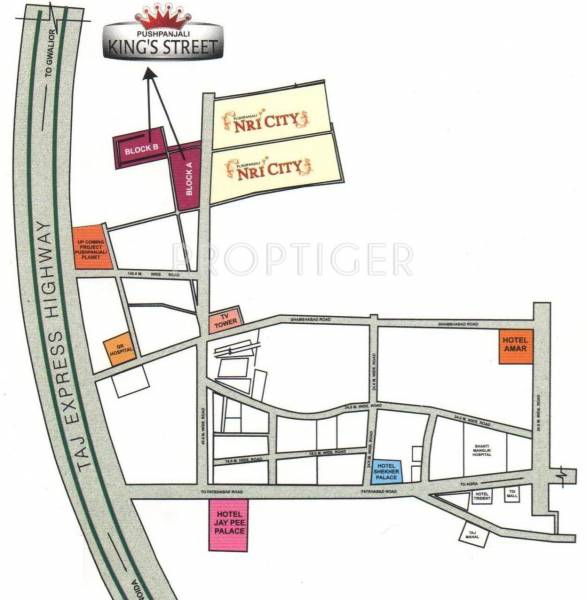 Images for Location Plan of Pushpanjali Kings Street