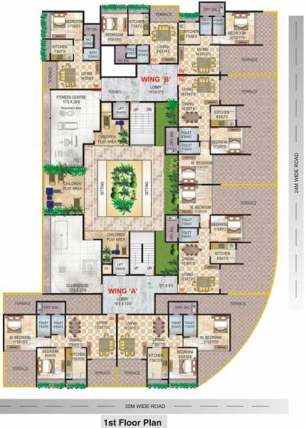 Images for Cluster Plan of Srishti Developers Paradise Images for Cluster Plan of Srishti Developers Paradise