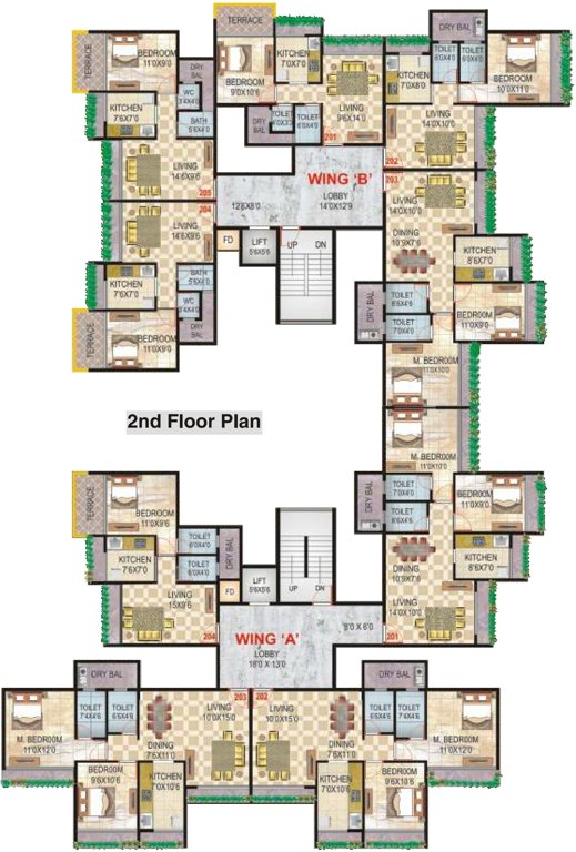 Images for Cluster Plan of Srishti Developers Paradise