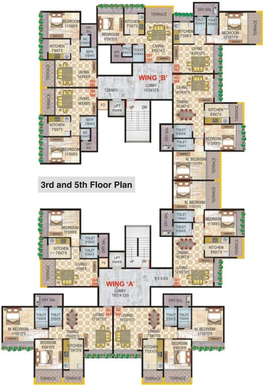 Images for Cluster Plan of Srishti Developers Paradise