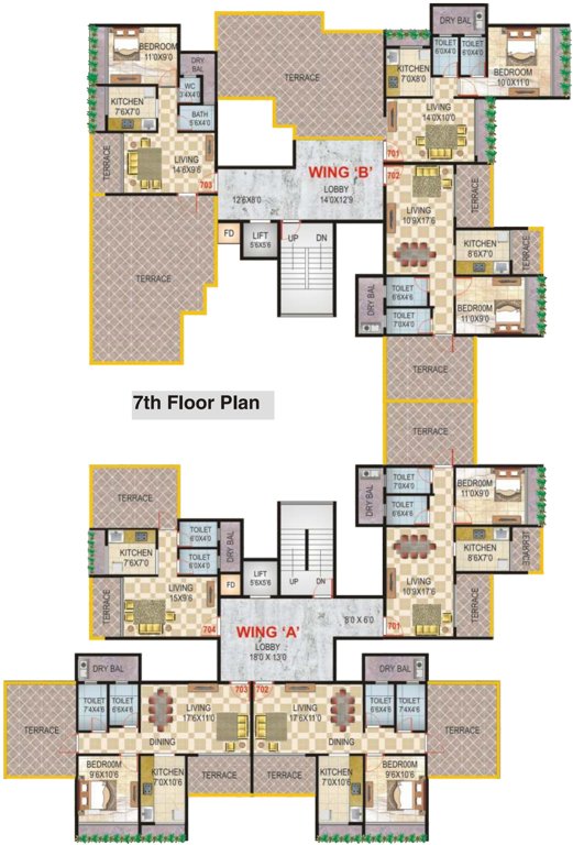 Images for Cluster Plan of Srishti Developers Paradise