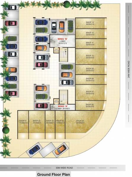 Images for Cluster Plan of Srishti Developers Paradise Images for Cluster Plan of Srishti Developers Paradise