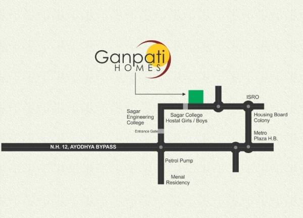  ganpati-homes Location Plan