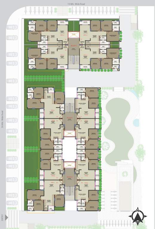  satyamev royal 3 Layout Plan