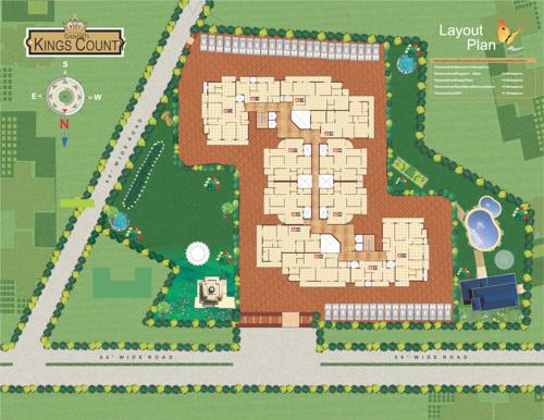  kings-county Images for Layout Plan of Ganpati Kings County