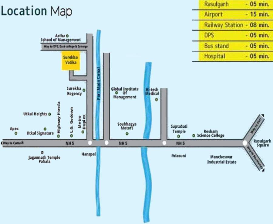  vatika Images for Location Plan of Surekha Vatika