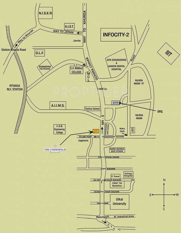 assotech the cosmopolis Location Plan