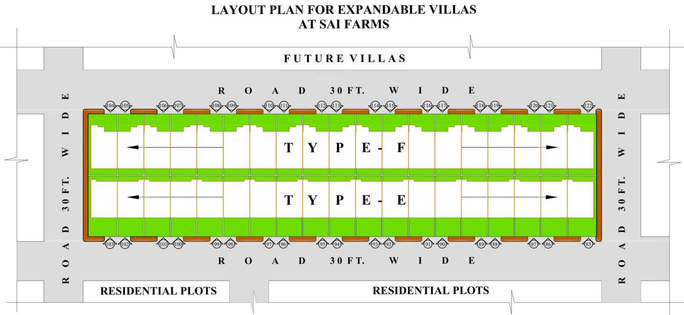  expandable villas Images for Layout Plan of Sai Expandable Villas
