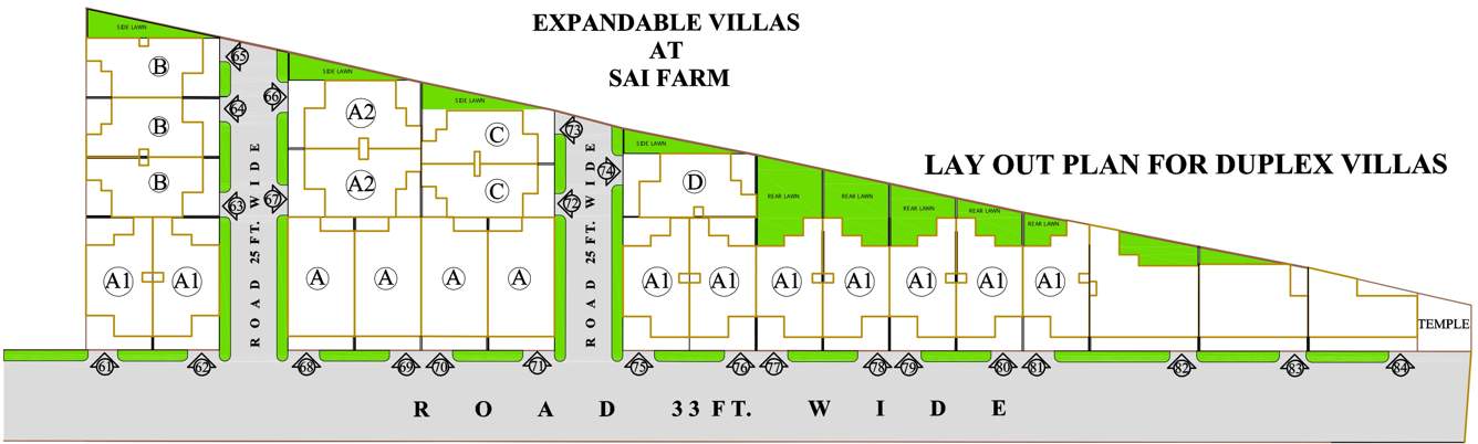  expandable villas Images for Layout Plan of Sai Expandable Villas