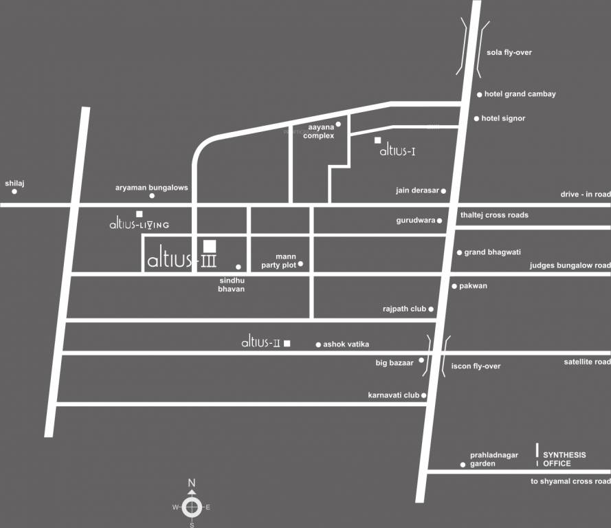 synthesis spacelinks altius iii Location Plan