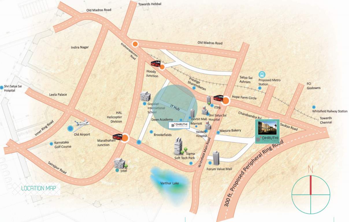  tranquil towers Images for Location Plan of Dhruthi Tranquil Towers