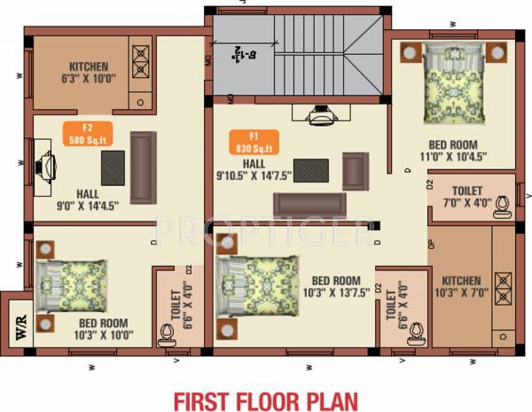Apple Tree Cluster Plan for 1st Floor ms-foundations apple-tree Apple Tree Cluster Plan for 1st Floor