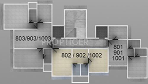  the-borivali-neel-akash-chsl Images for Cluster Plan of Triveni The Borivali Neel Akash Chsl