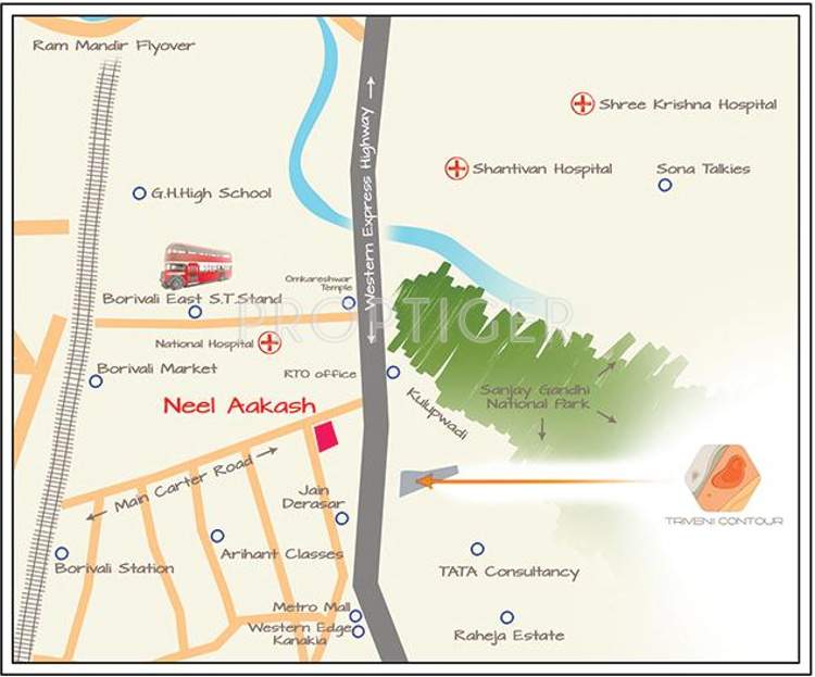 the borivali neel akash chsl Images for Location Plan of Triveni The Borivali Neel Akash Chsl