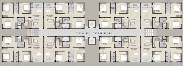 kalyani-heights Block A Cluster Plan