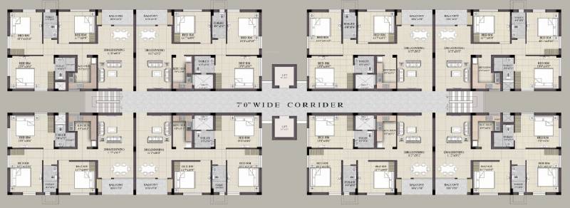  kalyani-heights Block B Cluster Plan