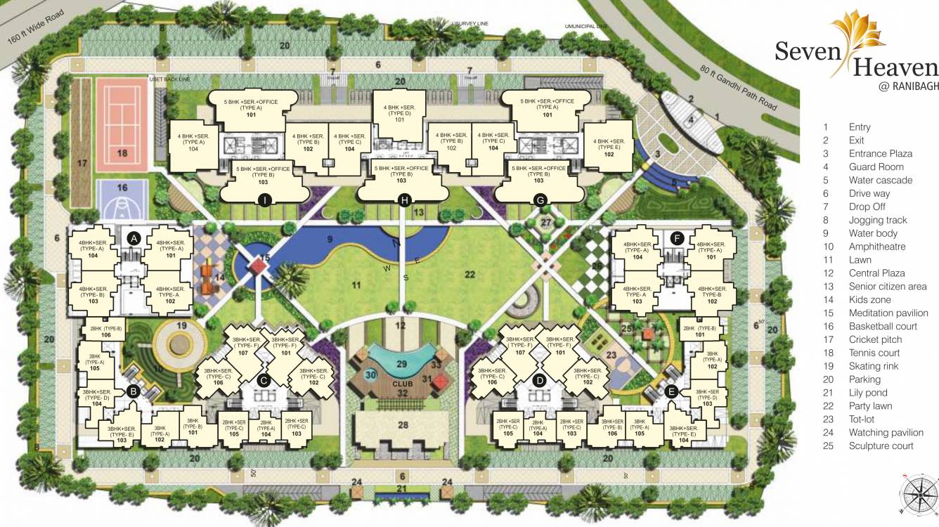 Images for Layout Plan of G S Build Samriddhi Seven Heaven