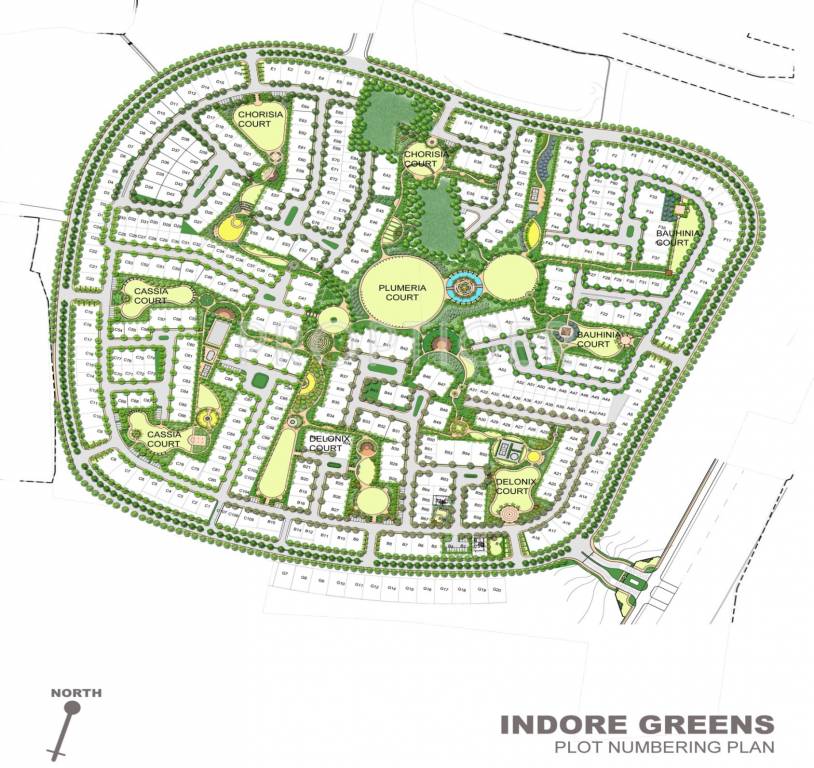 greens Images for Master Plan of Emaar Greens