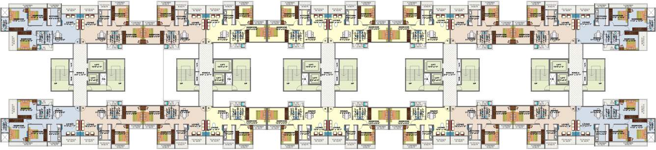 magnum Images for Cluster Plan of Prajapati Magnum