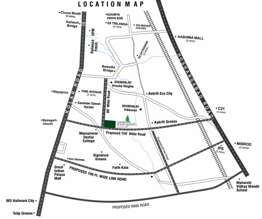 Images for Location Plan of Soumya Evergreen
