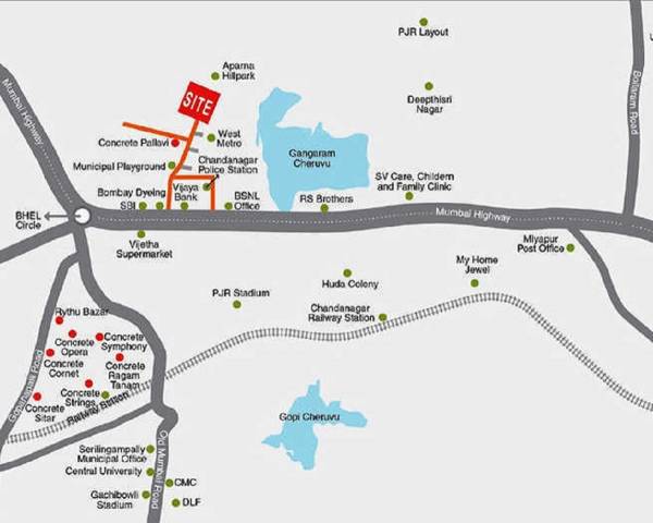  melody Location Plan