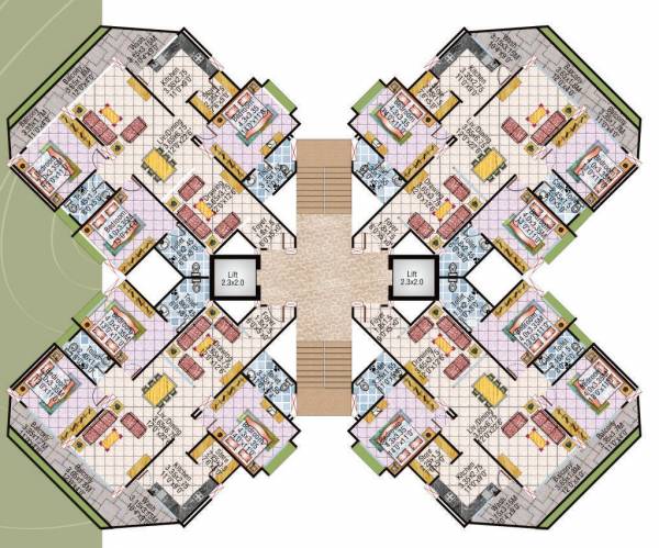  planet-phase-1 Neptune Cluster Plan from 1st to 2nd Floor
