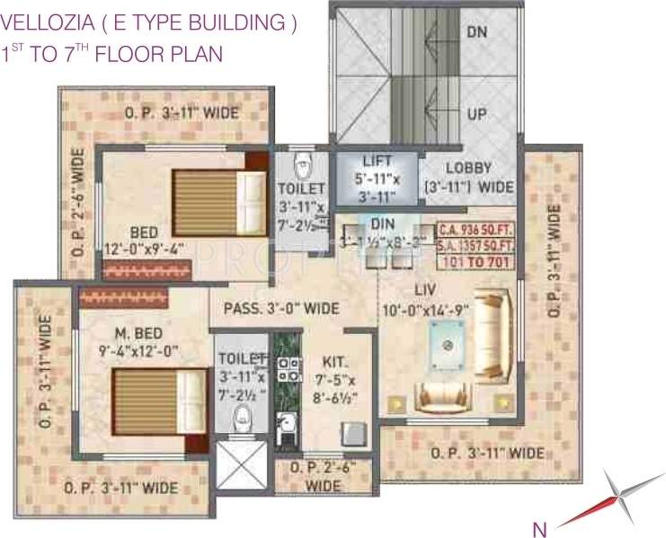 Images for Cluster Plan of Panvelkar Vellozia