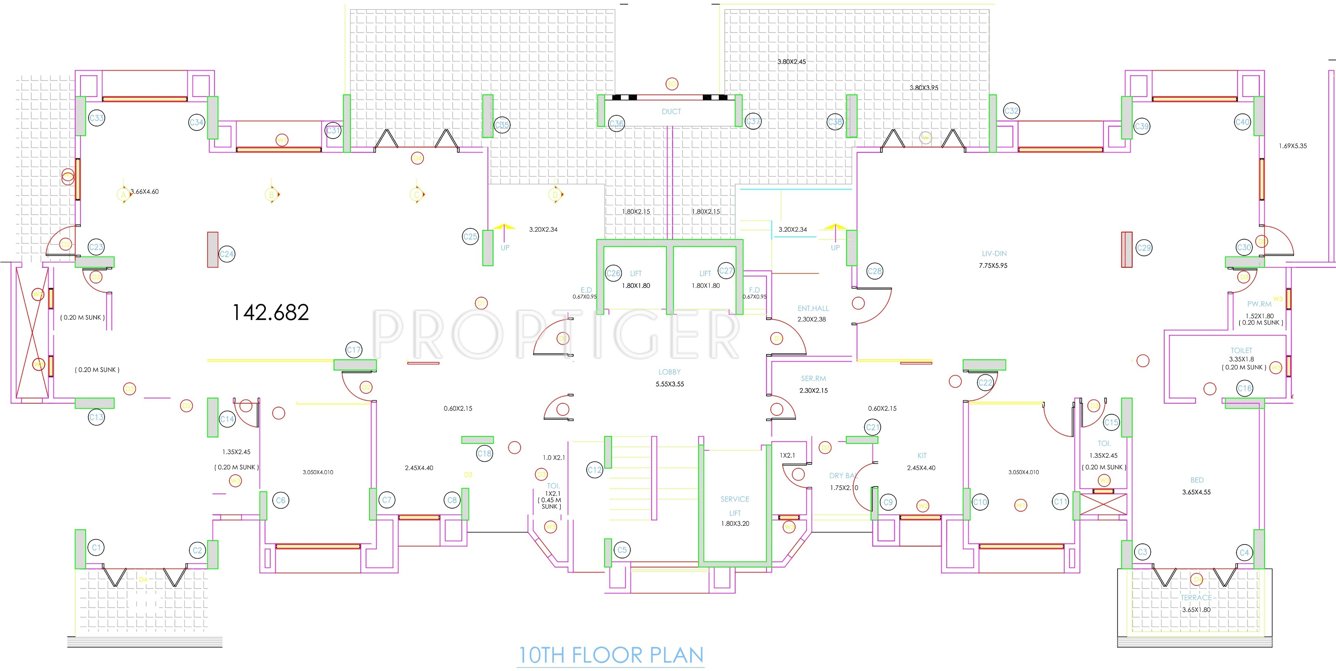  hallmark Tower A1 Cluster Plan
