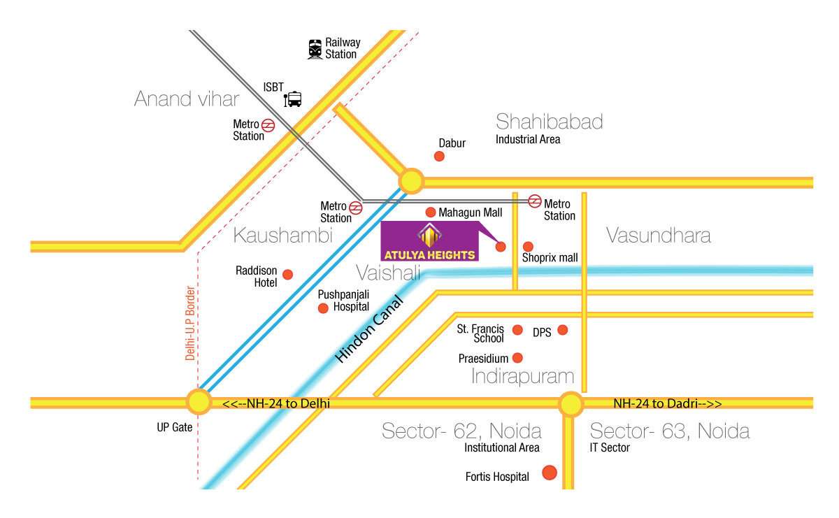 atulya heights Images for Location Plan of Deepsons Atulya Heights