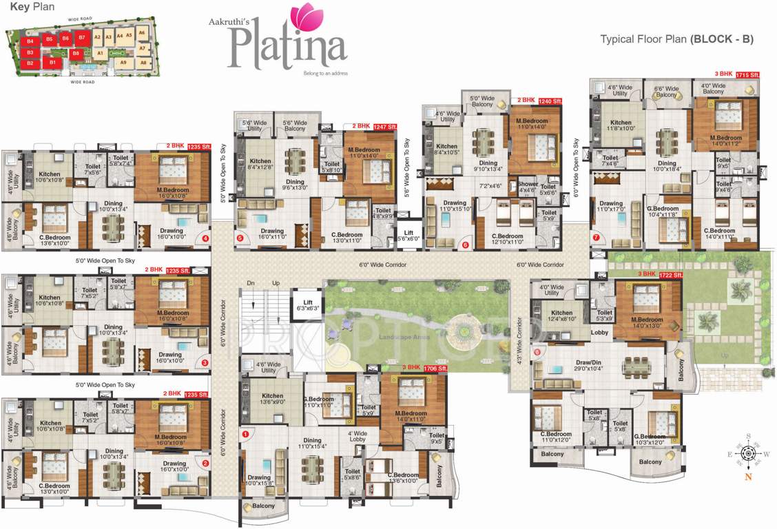platina Images for Cluster Plan of Aakruthi Platina