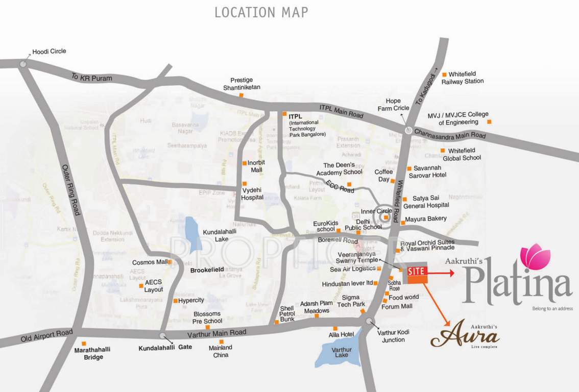 platina Images for Location Plan of Aakruthi Platina