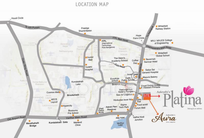  platina Images for Location Plan of Aakruthi Platina