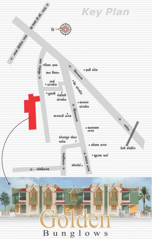  golden bunglow Location Plan