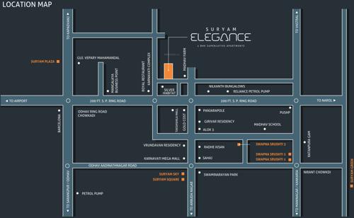  elegance Images for Location Plan of Suryam Elegance