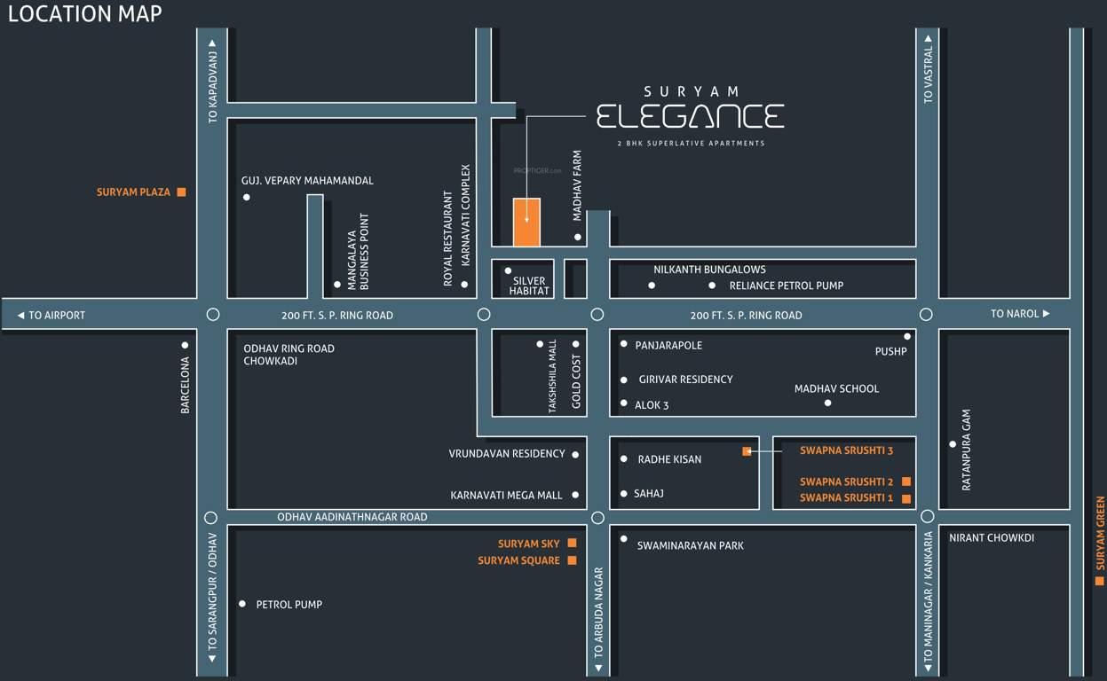  elegance Images for Location Plan of Suryam Elegance