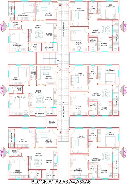 Images for Cluster Plan of  Green City Homes