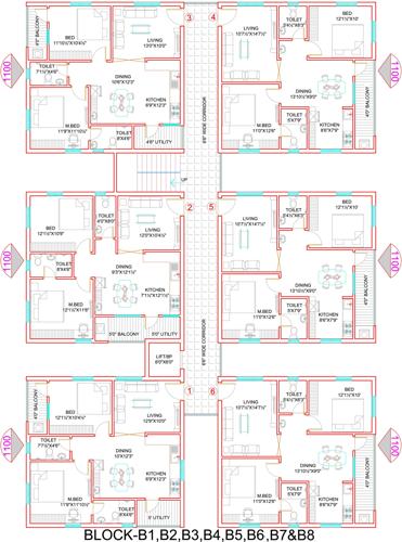 Images for Cluster Plan of  Green City Homes