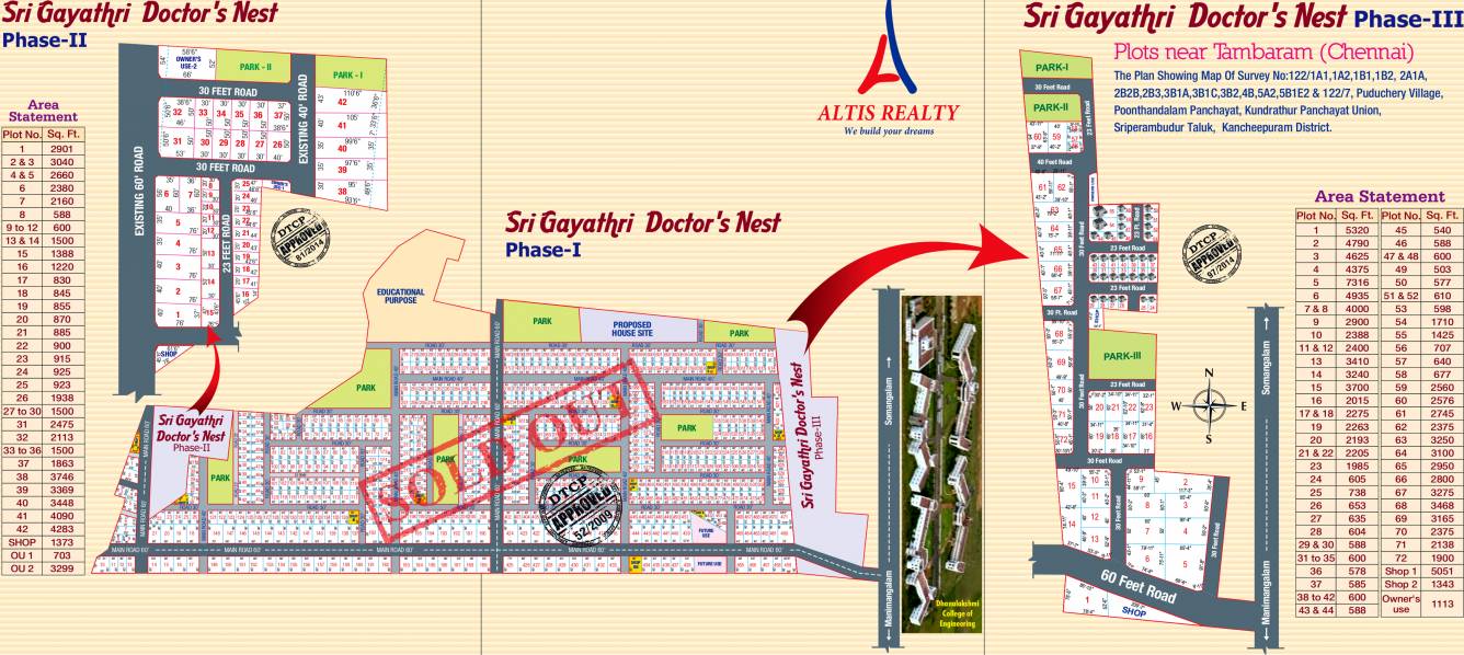 Images for Layout Plan of Altis Sri Gayathri Doctors Nest