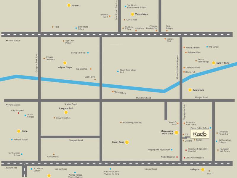  presidio Images for Location Plan of Prithvi Presidio