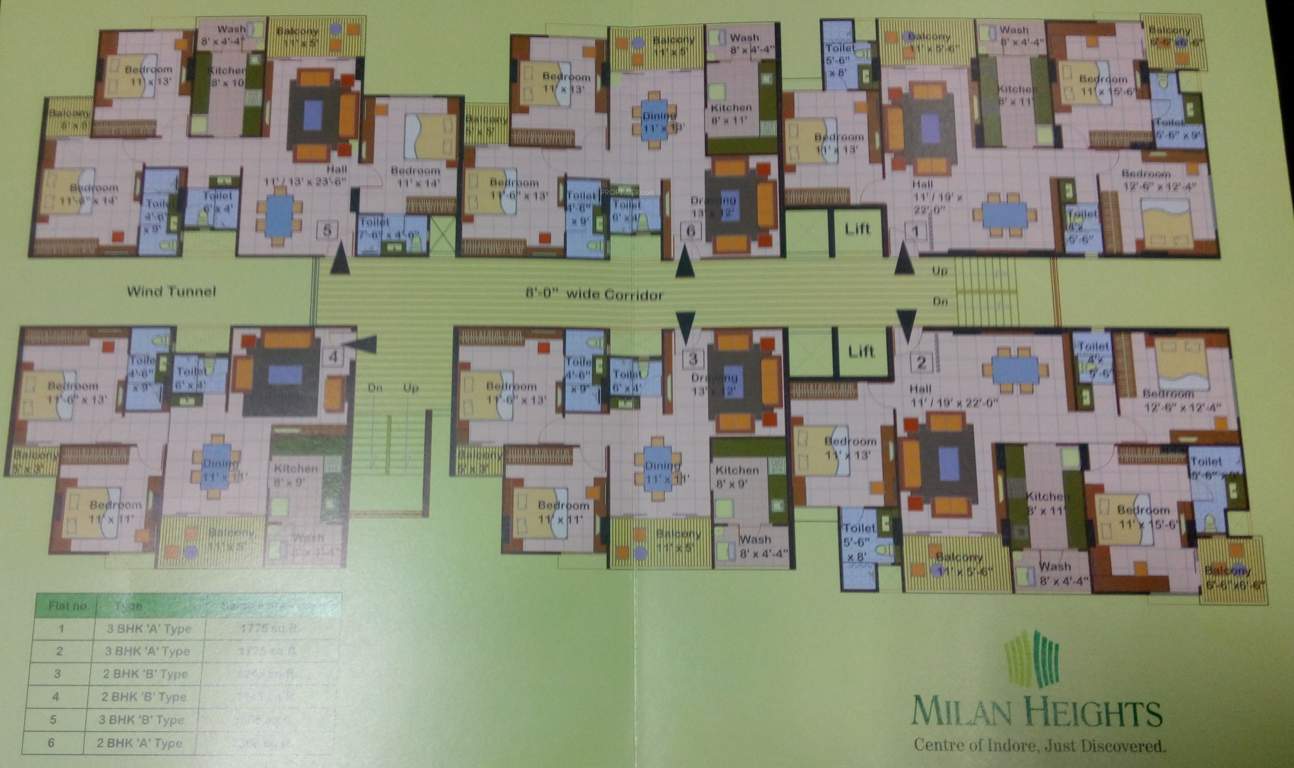 heights apartments Images for Cluster Plan of Milan Milan Heights Apartments