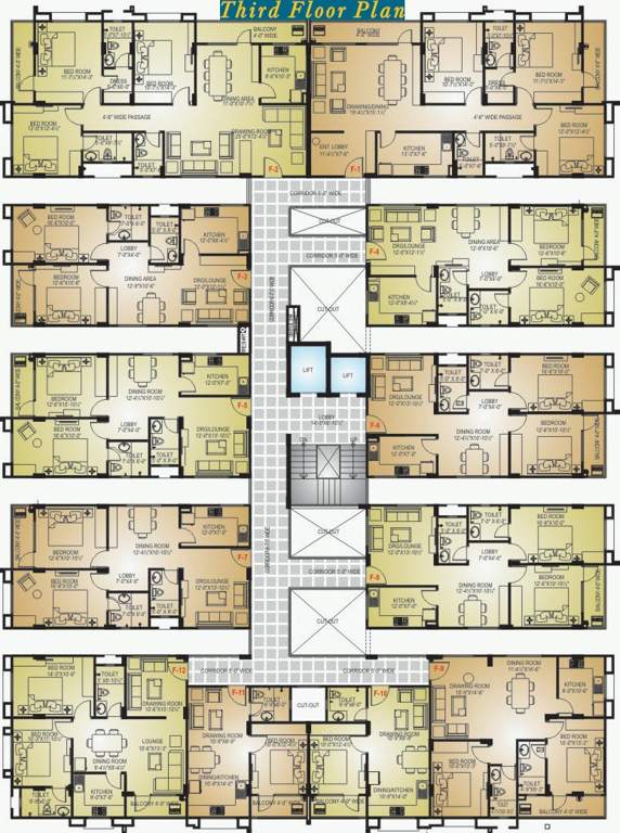 hare krishna homes Images for Cluster Plan of Okay Plus Hare Krishna Homes