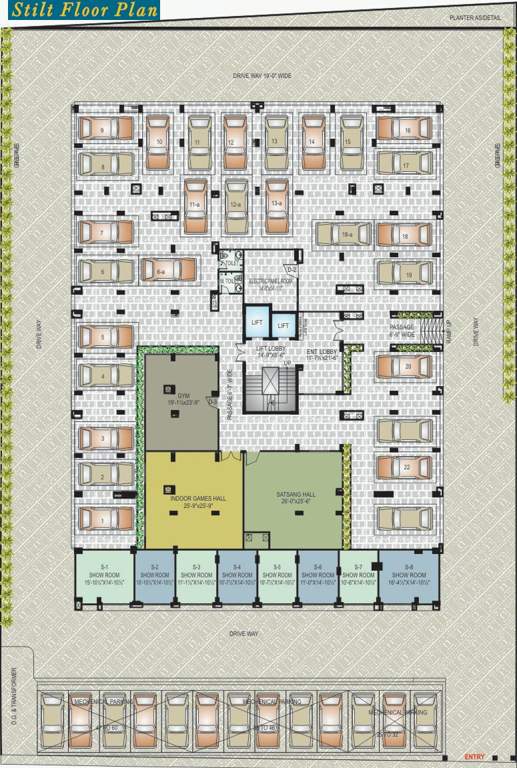 hare krishna homes Images for Cluster Plan of Okay Plus Hare Krishna Homes