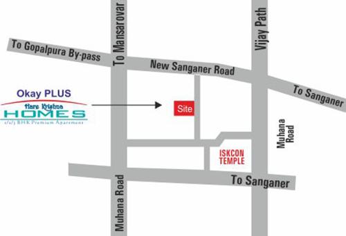  hare-krishna-homes Images for Location Plan of Okay Plus Hare Krishna Homes